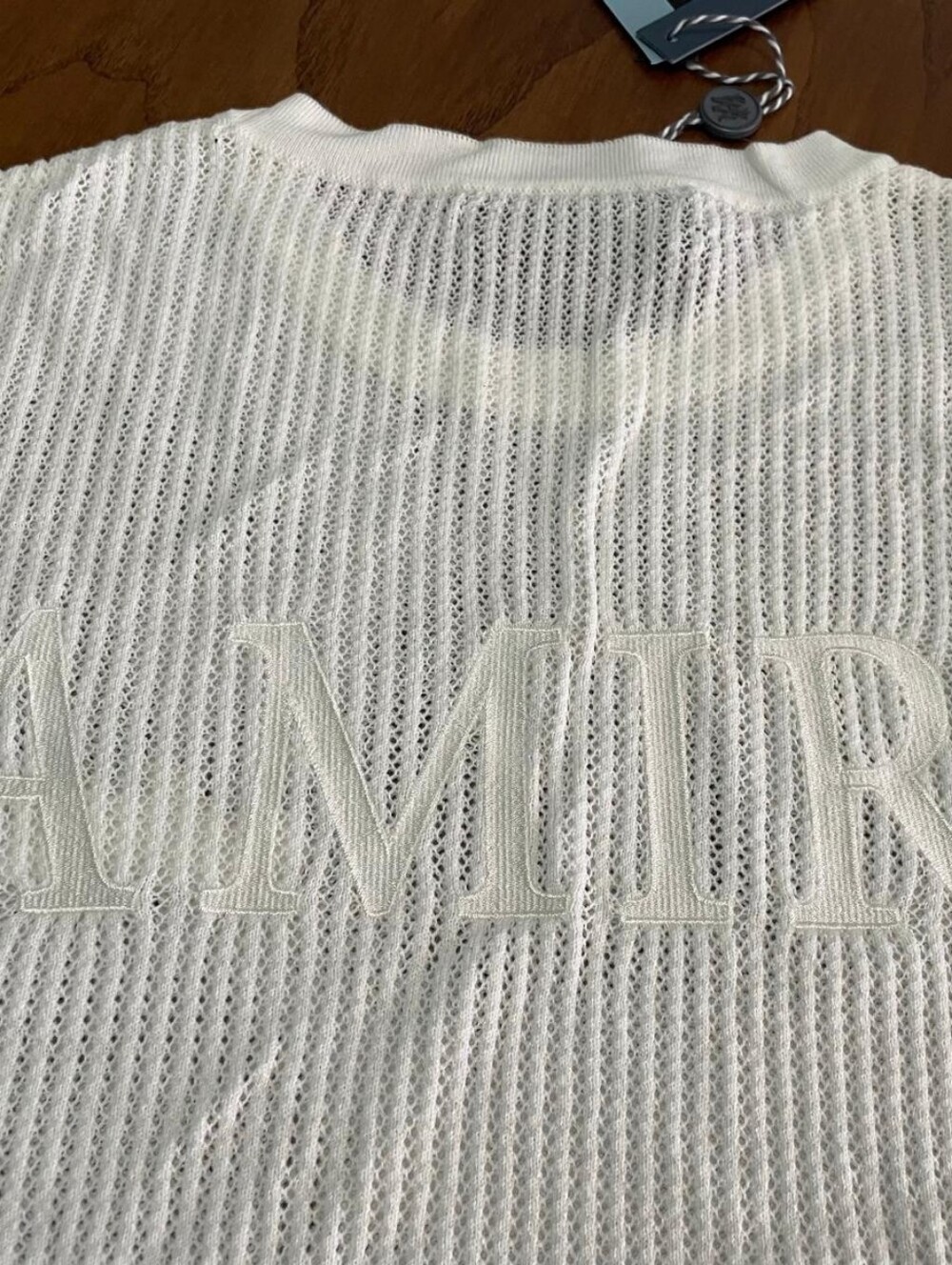 AMIRI Men's White Cotton Knit T-Shirt & Shorts Set- Size L - Picture 7 of 12